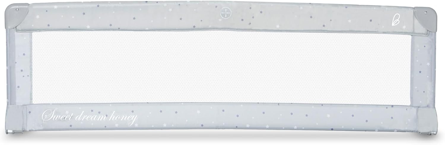 Bed Rail 150cm Stars Grey x 6